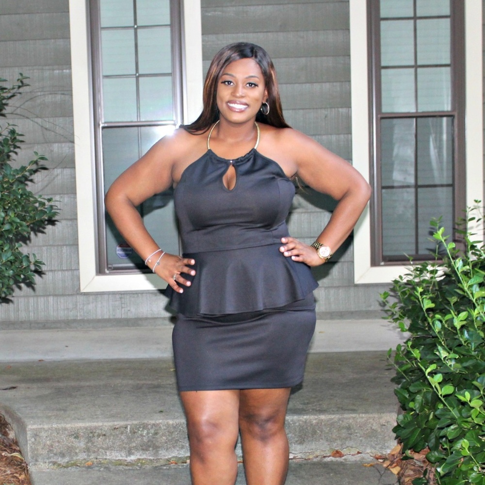 Black Sleeveless Party Dress
